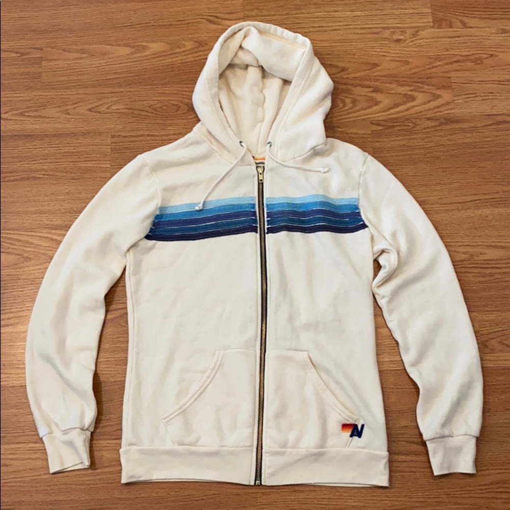 Aviator Nation 5 Stripe Hoodie
